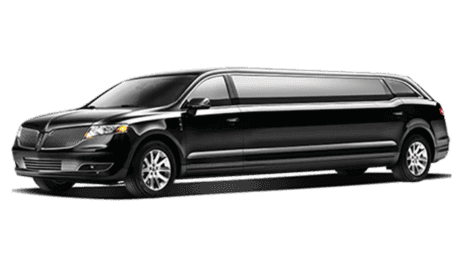 Black stretch limousine